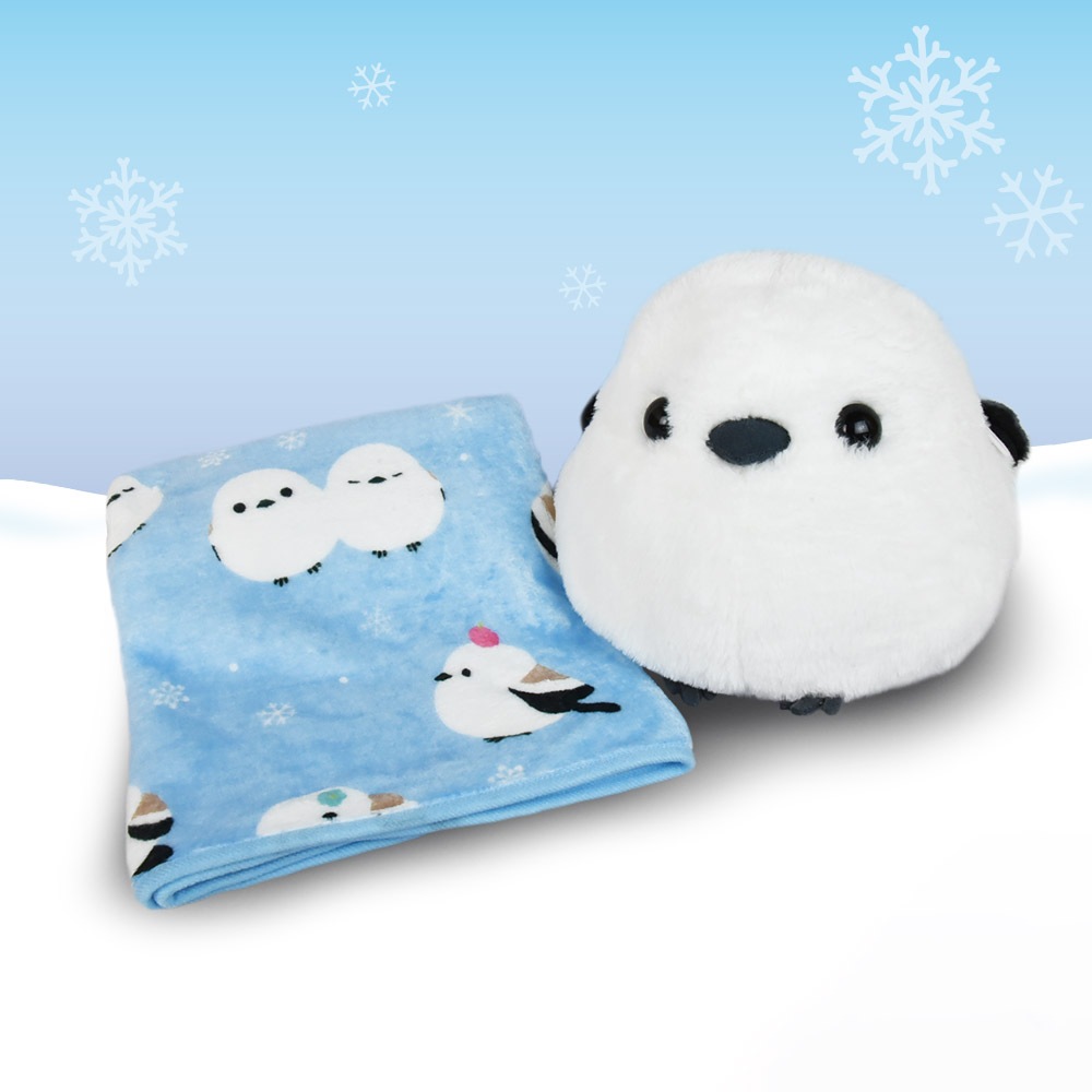 残り1個】【10月下旬入荷予定】ふくふくシマエナガぬいぐるみ