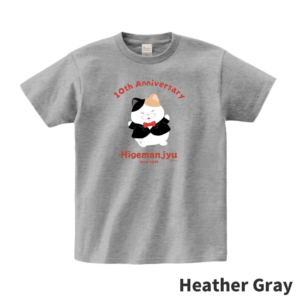 期間限定】ひげまんじゅう10周年記念Tシャツ(みーさま)：574447