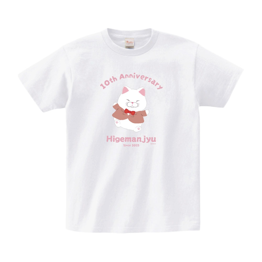 【期間限定】ひげまんじゅう10周年記念Tシャツ(もちお)：574450