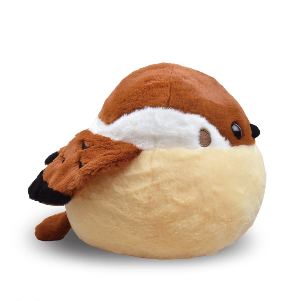 【輸入品/日本未発売】バンビ とんすけ チム(鈴)付きぬいぐるみ ふくふくスズメ ちゅんすけ BIG/Fuku-Fuku Suzume Chunsuke BIG