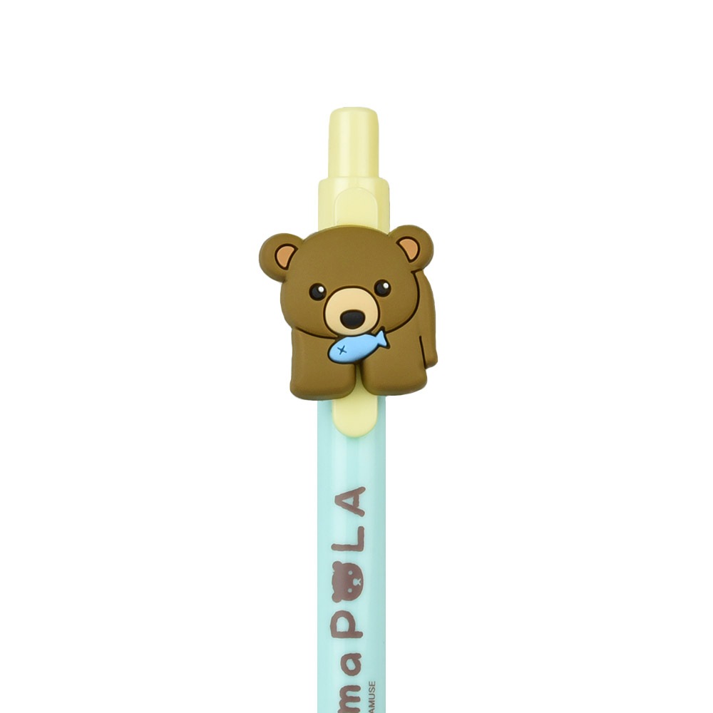 アミュキャラマスコットゲルボールペン ろっきー/ Amuchara mascot gel ball pen Rocky：703797