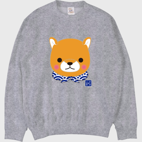 オンライン限定 豆しば三兄弟トレーナー 豆太郎 フェイス 豆しば三兄弟 Mameshiba Sankyoudai アミューズ公式オンライン ショップ