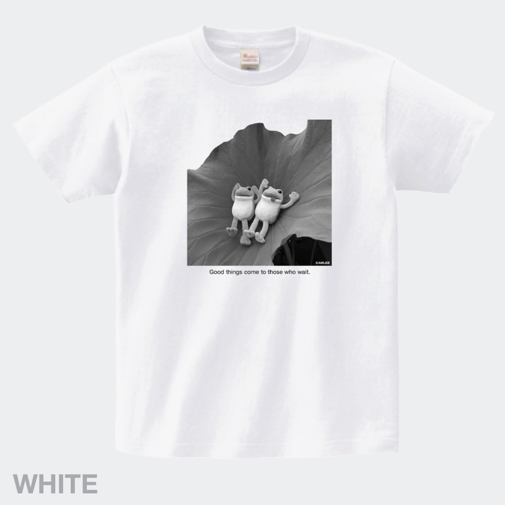 【オンライン限定】おとぼけケロピョンTシャツ(モノクロ)：574523