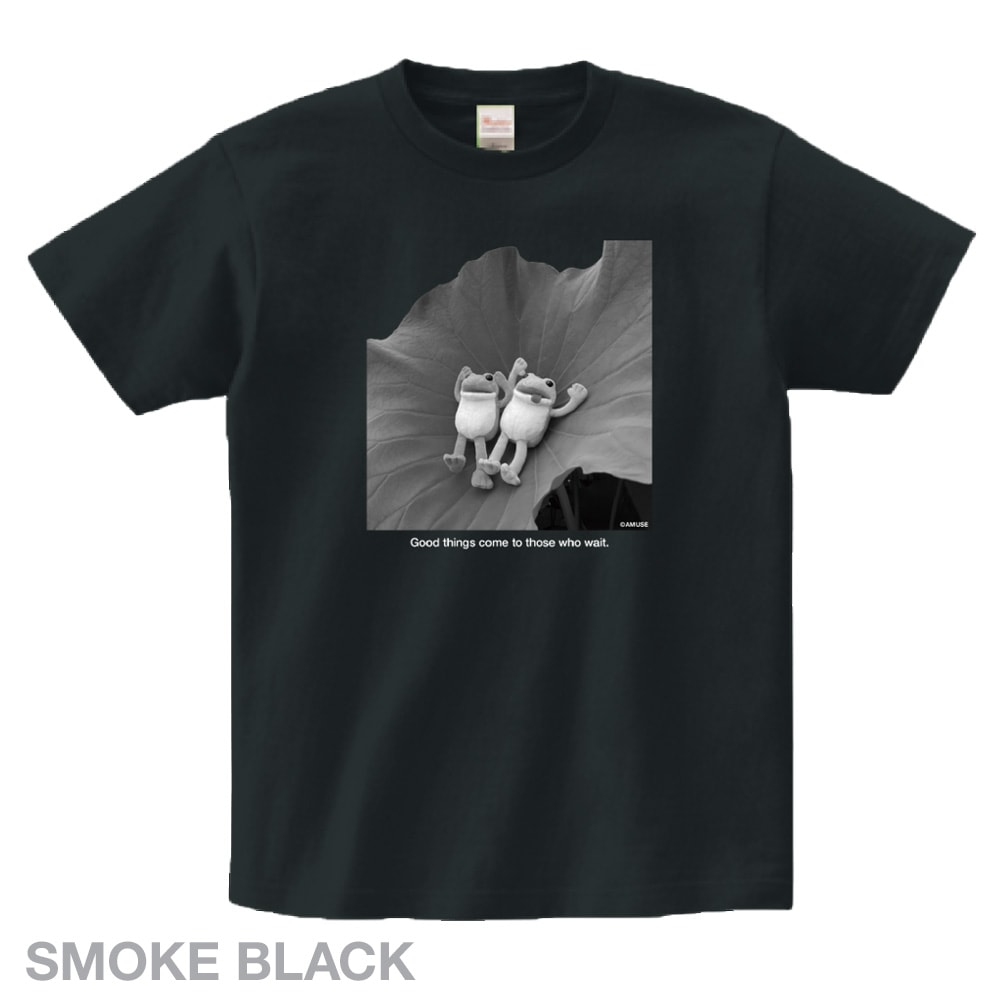 オンライン限定】おとぼけケロピョンTシャツ(モノクロ)：574523