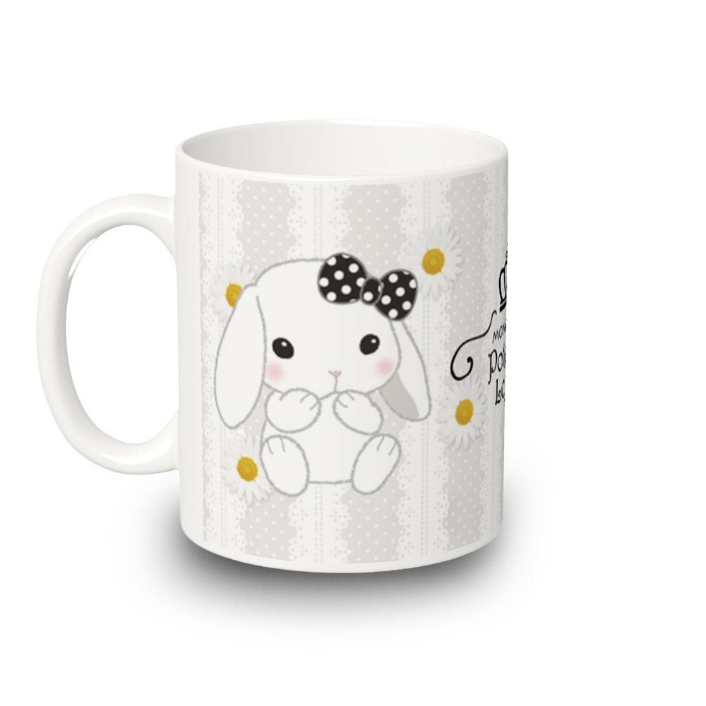 【オンライン限定】ぽてうさろっぴーマグカップ(モノトーン):571816