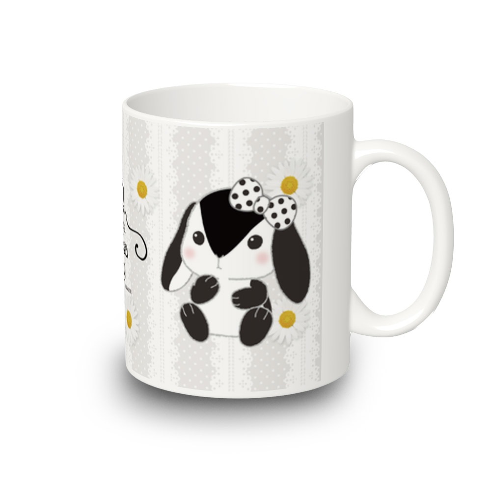 【オンライン限定】ぽてうさろっぴーマグカップ(モノトーン):571816