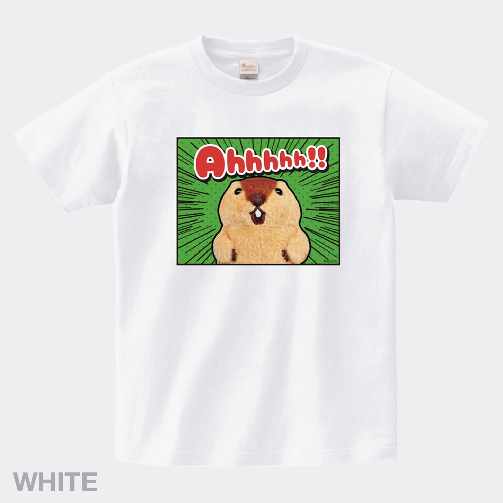 【オンライン限定】マーモットのもっとっとTシャツ(Ahhhhh!!)：574527