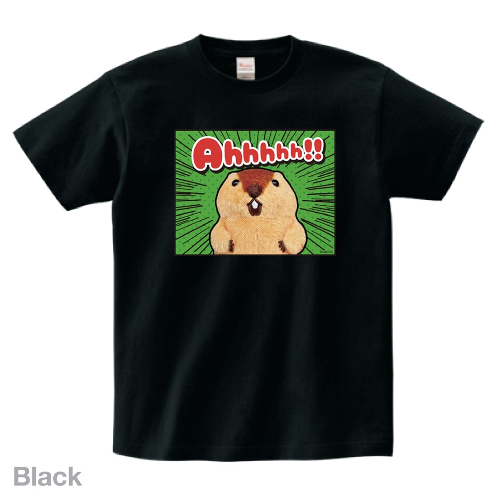 【オンライン限定】マーモットのもっとっとTシャツ(Ahhhhh!!)：574527