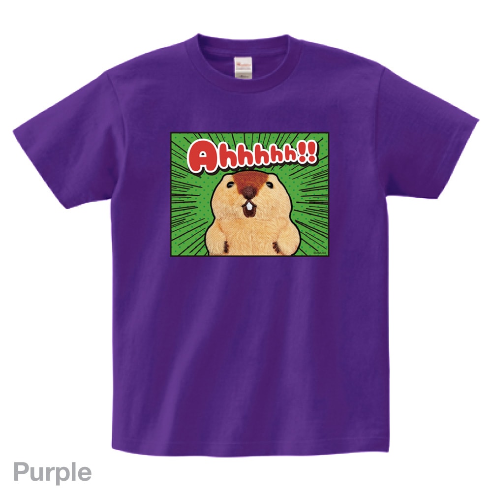 【オンライン限定】マーモットのもっとっとTシャツ(Ahhhhh!!)：574527