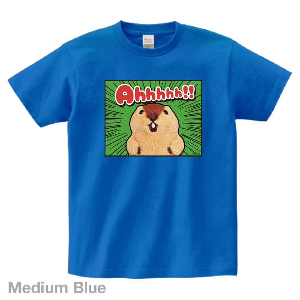 【オンライン限定】マーモットのもっとっとTシャツ(Ahhhhh!!)：574527