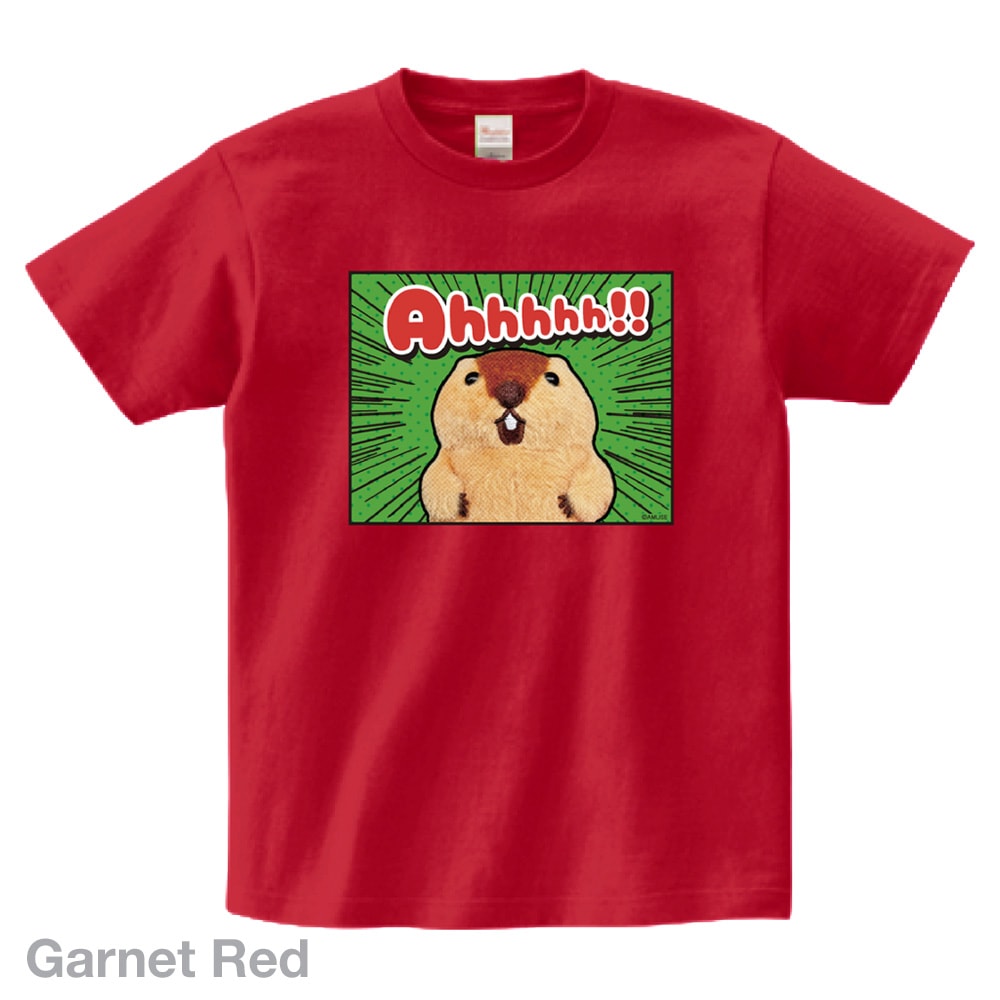 【オンライン限定】マーモットのもっとっとTシャツ(Ahhhhh!!)：574527
