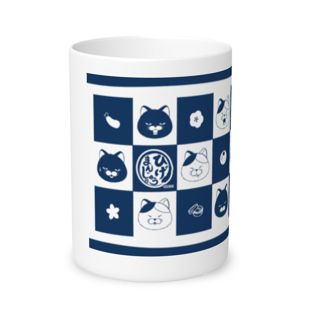 【期間限定】ひげまんじゅう10周年記念湯のみ(みーさま・黒豆):574478