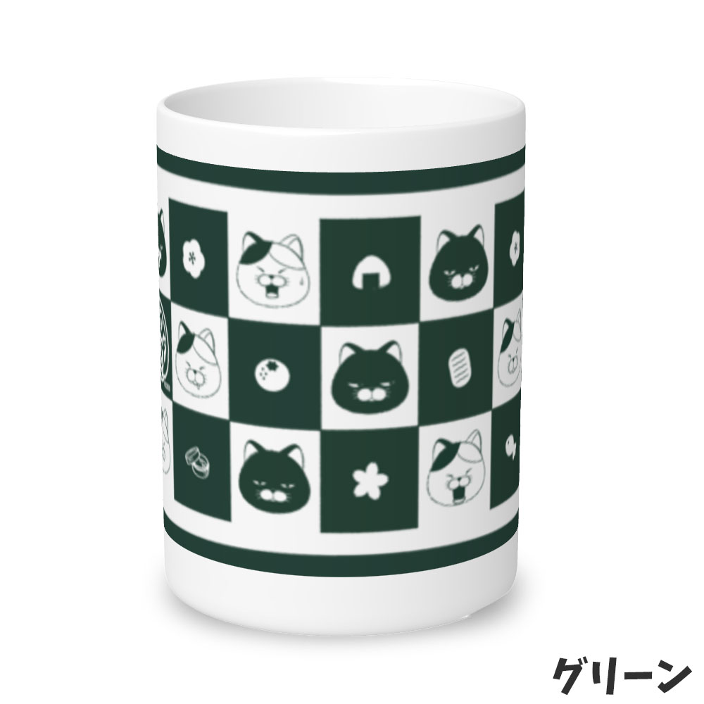 【期間限定】ひげまんじゅう10周年記念湯のみ(みーさま・黒豆):574478