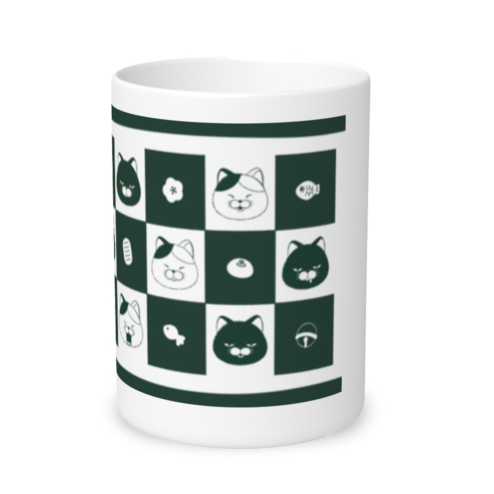 【期間限定】ひげまんじゅう10周年記念湯のみ(みーさま・黒豆):574478