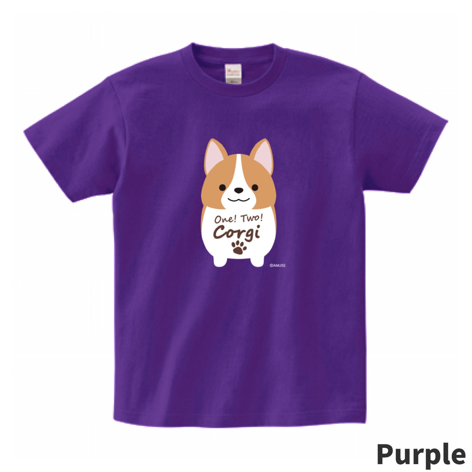 【オンライン限定】いちにのコーギーTシャツ（正面）：571054