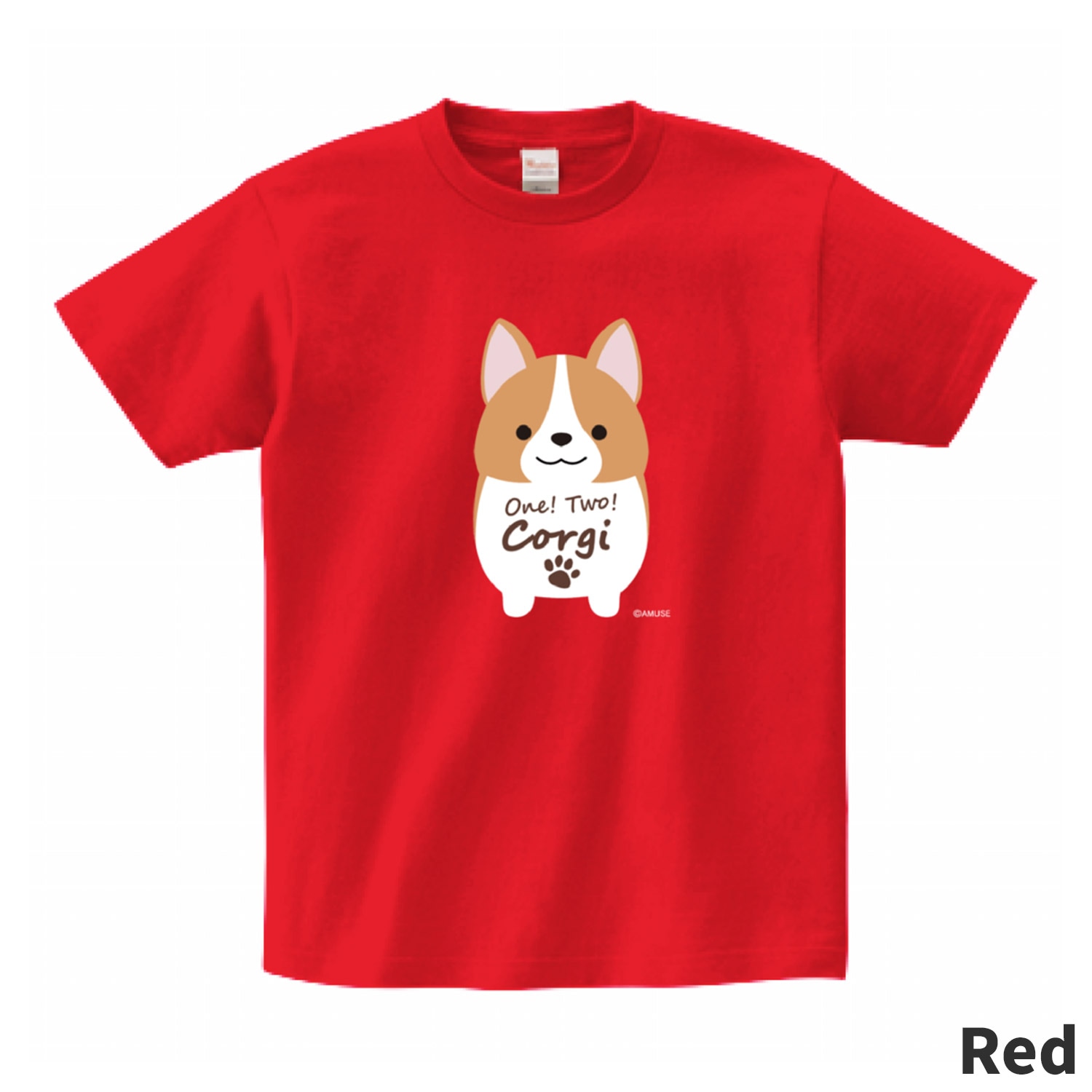 オンライン限定】いちにのコーギーTシャツ（正面）：571054