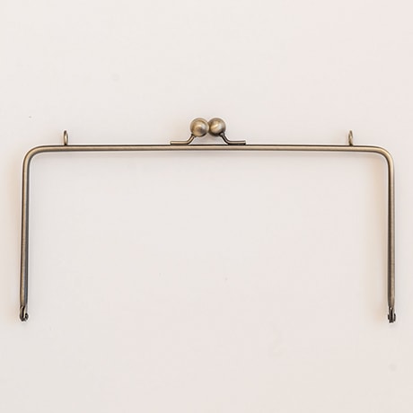 H207-020-4 編みつける口金（24cm） アンティーク - ハマナカ商店