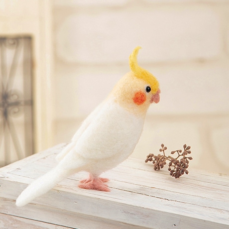 羊毛フェルト　ハンドメイド　オカメBOX 羊毛フェルト ハンドメイド オカメBOX 2025年最新】オカメインコ