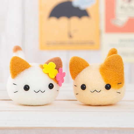 H441-527 なかよしにゃんころみけ＆クッキー - ハマナカ商店