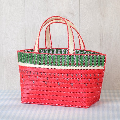 【美品】Suika トートバッグ 大小セット H367-307 手芸パック スイカのトートバッグ - ハマナカ商店