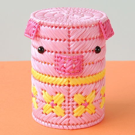 H367 3 手芸パック ぶたさんの貯金箱 ハマナカ商店