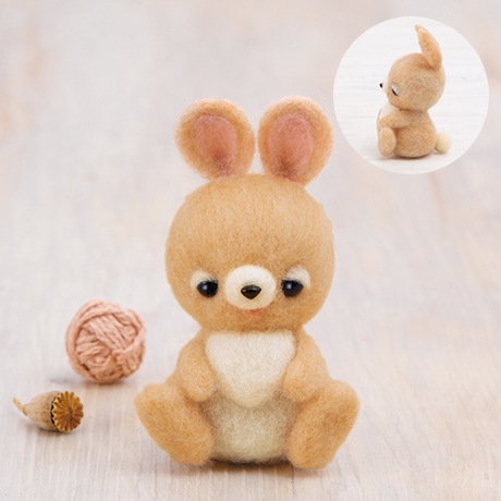 H441-599 かわいい森のどうぶつたち うたたねうさぎ - ハマナカ商店