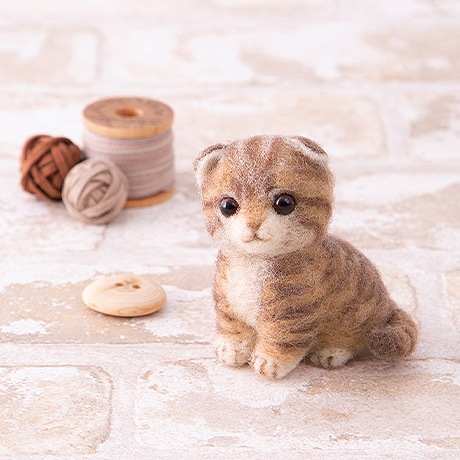 H441-649 アクレーヌでつくるスコティッシュフォールド - ハマナカ商店