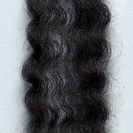 H440-005-526 リアル羊毛フェルト 植毛カール アイボリー