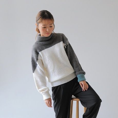 �͵��ǥ����ʡ�������ܥ��åȡ��饤�ɥ��󥻡�������Ride-On Sweater�ˡ�Nagi's Knits