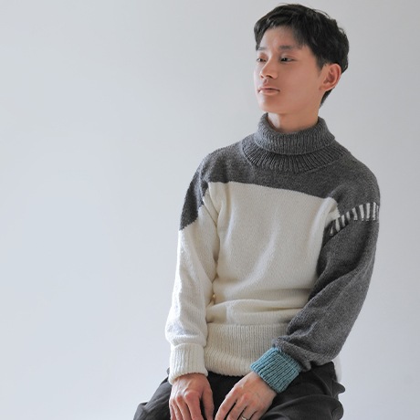�͵��ǥ����ʡ�������ܥ��åȡ��饤�ɥ��󥻡�������Ride-On Sweater�ˡ�Nagi's Knits