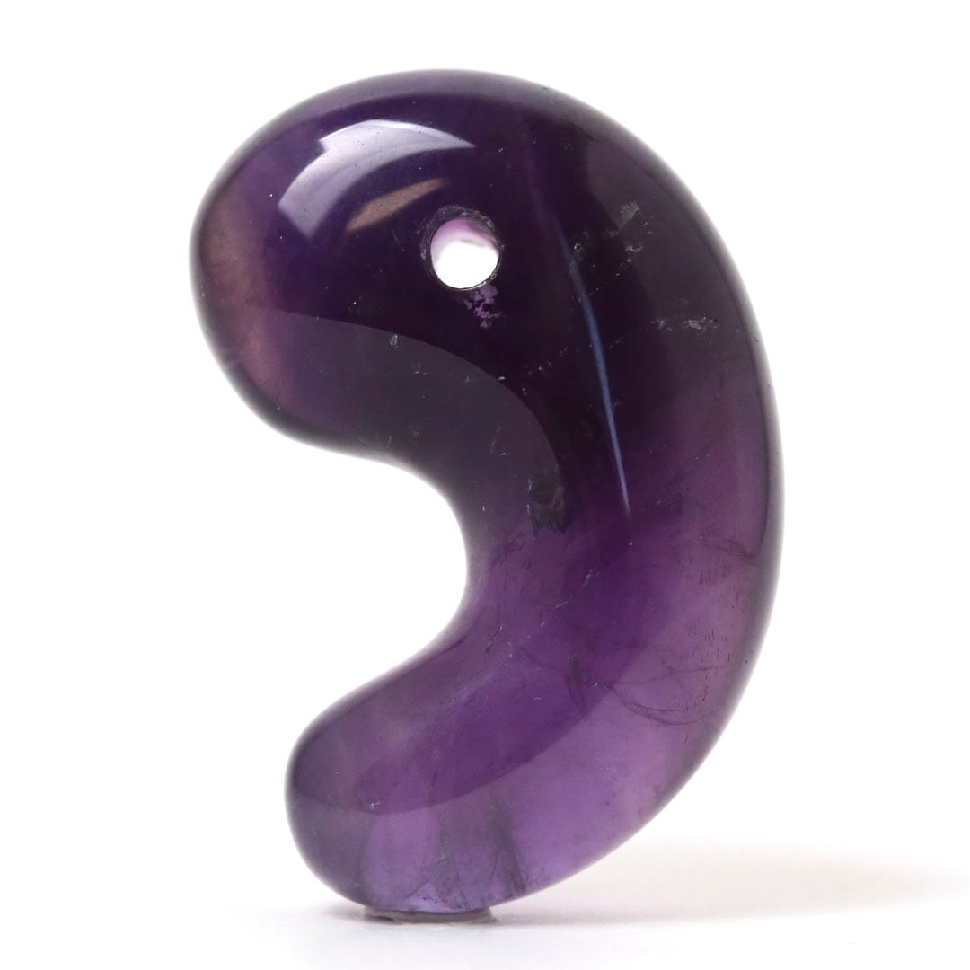 アメジスト出雲型勾玉 アメジスト 出雲型勾玉 30ミリ