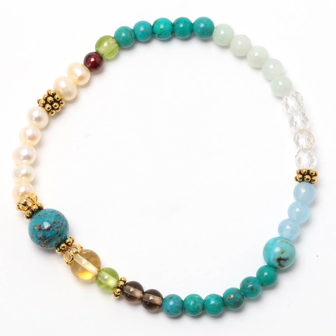 モロッカンブレスレット ターコイズ_BL207