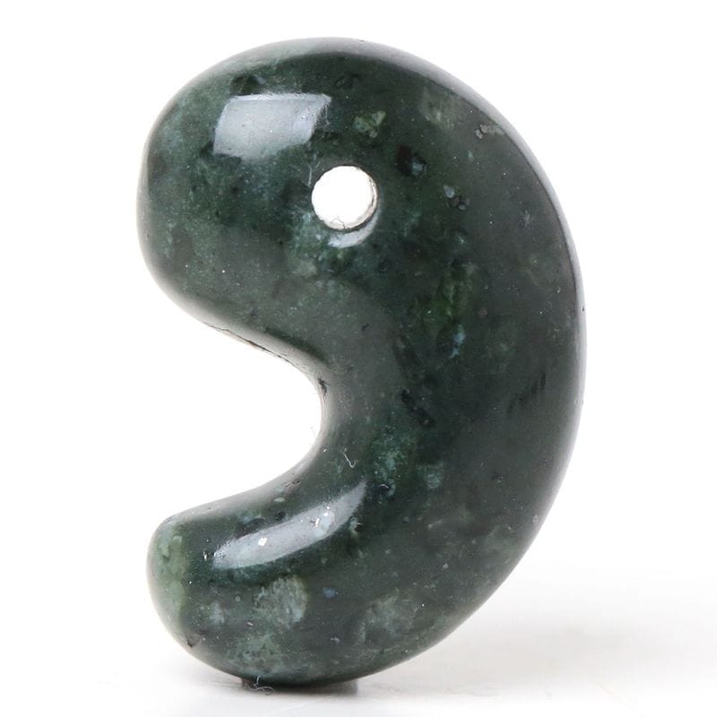 伊勢青石 出雲型勾玉 30ミリ 桐箱入り 勾玉 数量限定】伊勢青石 出雲型勾玉 30ミリ
