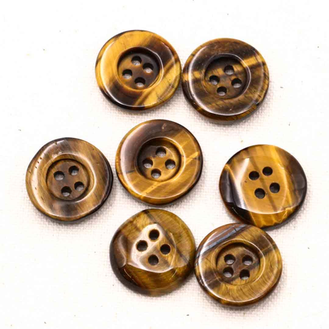 ミネラルボタン L タイガーアイ