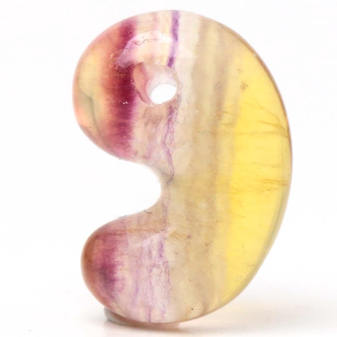 出雲型勾玉 黄・オレンジ パワーストーン・天然石のアクセサリー