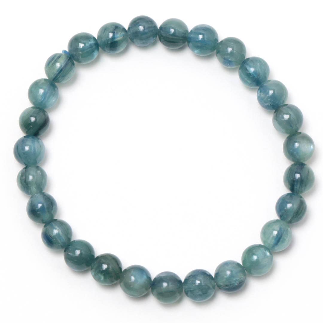ブルーグリーンカイヤナイト 6ミリ ブレスレット