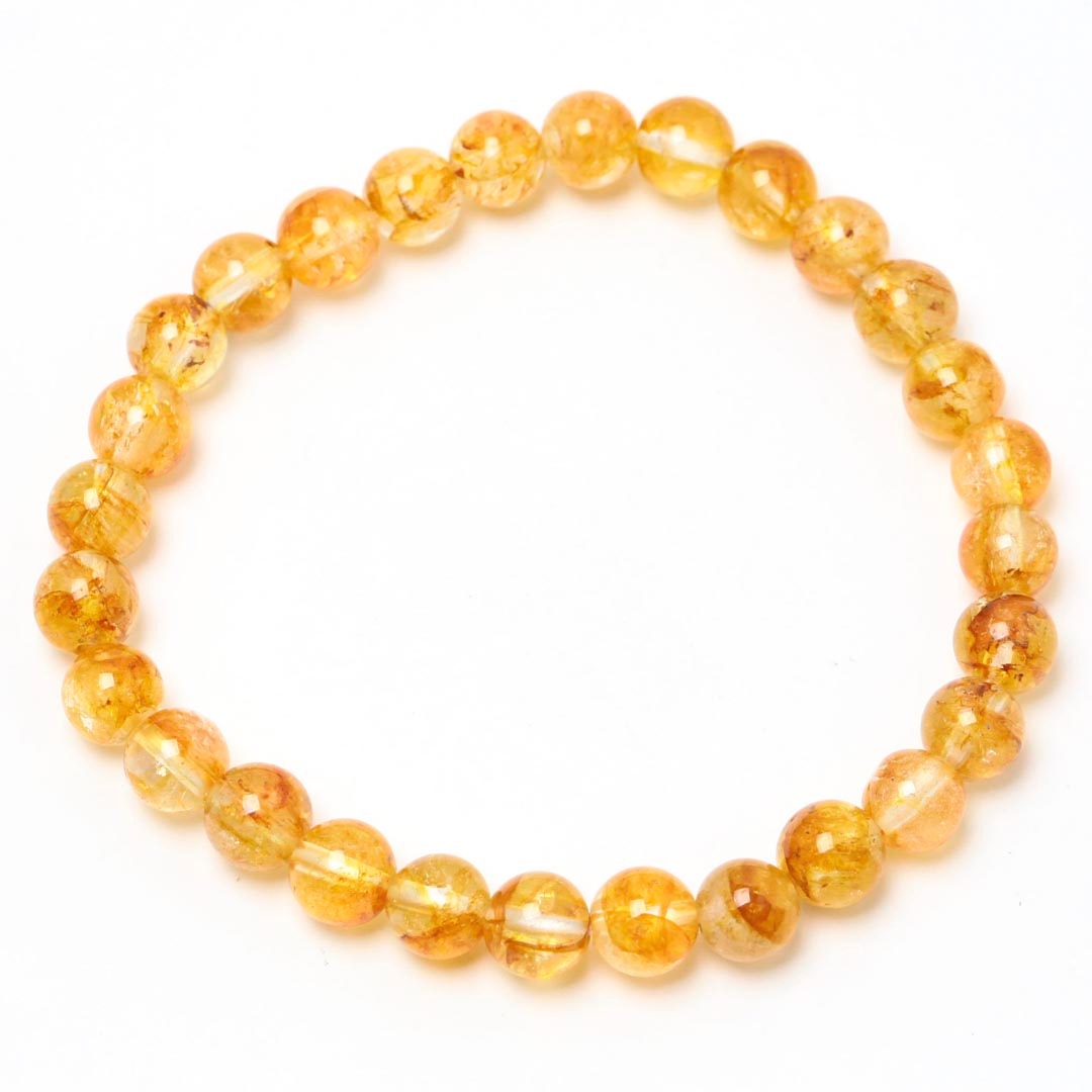 ライモナイトイントパーズ 6ミリブレスレット