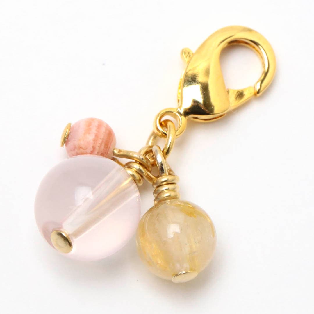 ★特選一連★金運☆仕事運アップ【85cmゴールデンオーラさざれ連】❤️ 楽天市場】天然石 願いを叶える輪 8種類から選べるお守り