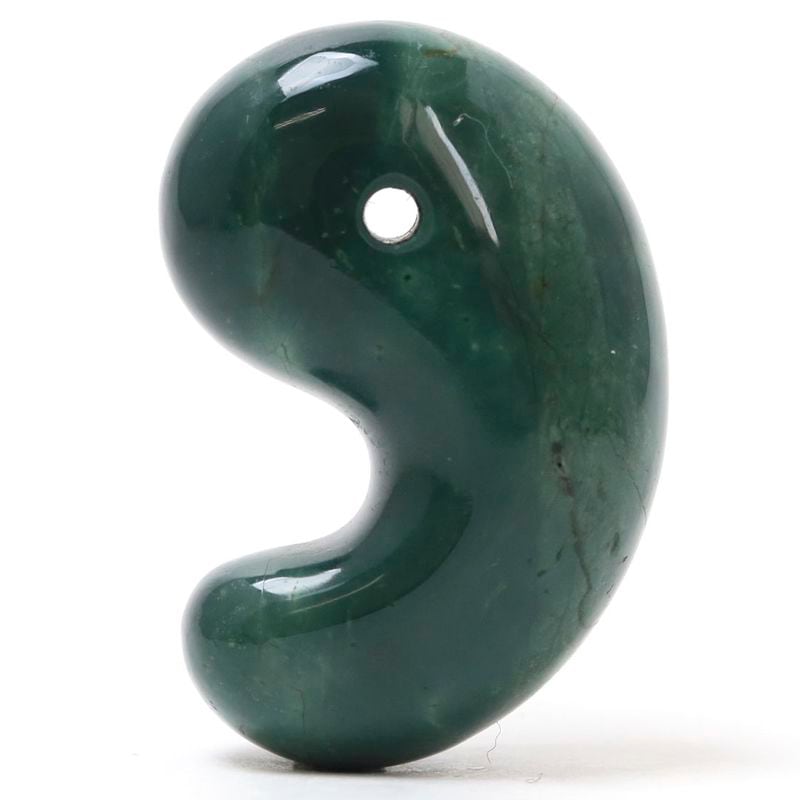 花仙碧玉 出雲型勾玉 20ミリ