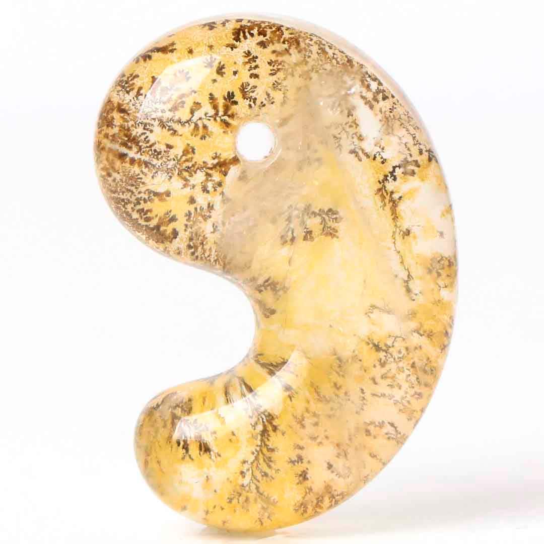 デンドリチッククォーツ出雲型勾玉