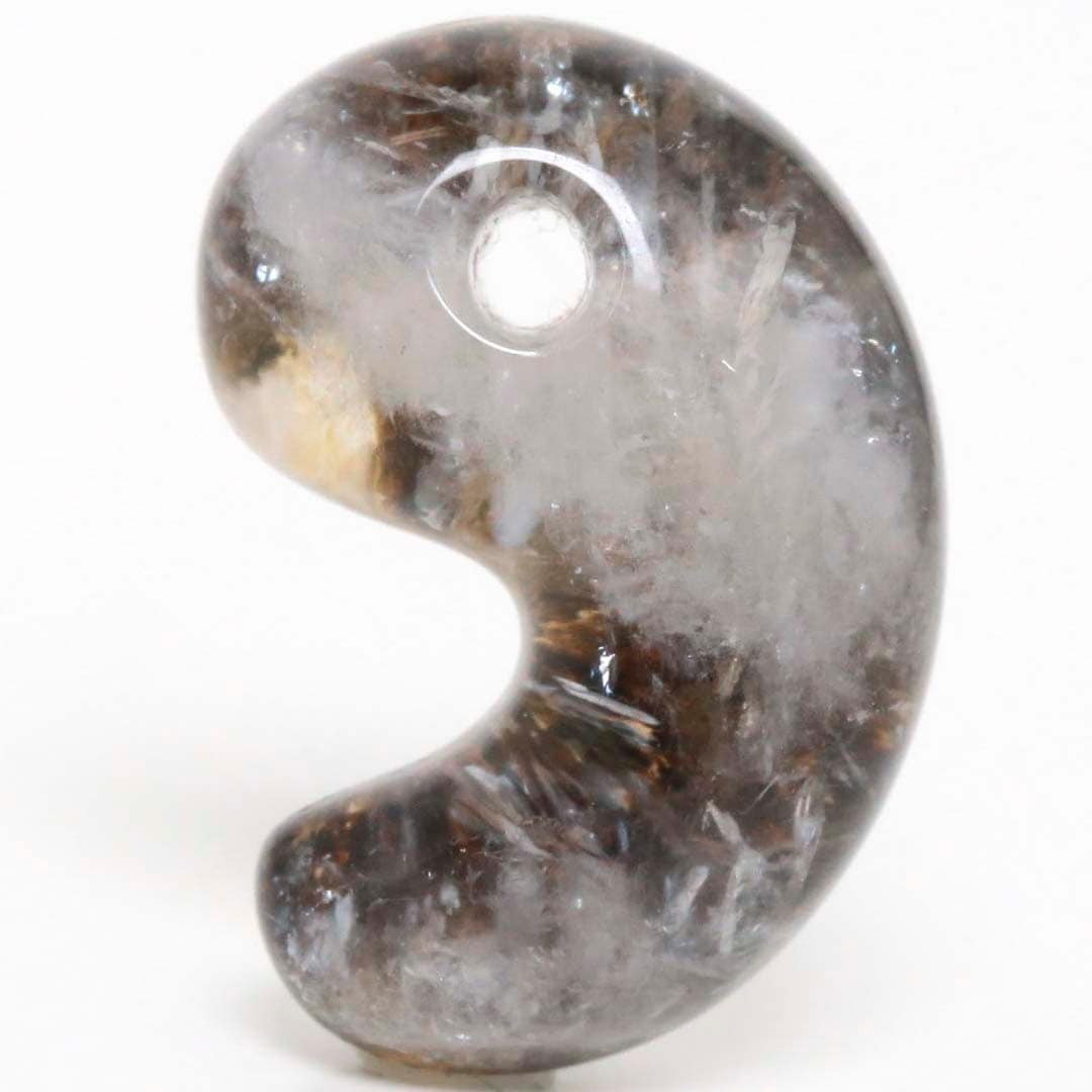 デンドリチッククォーツB 出雲型勾玉 16ミリ
