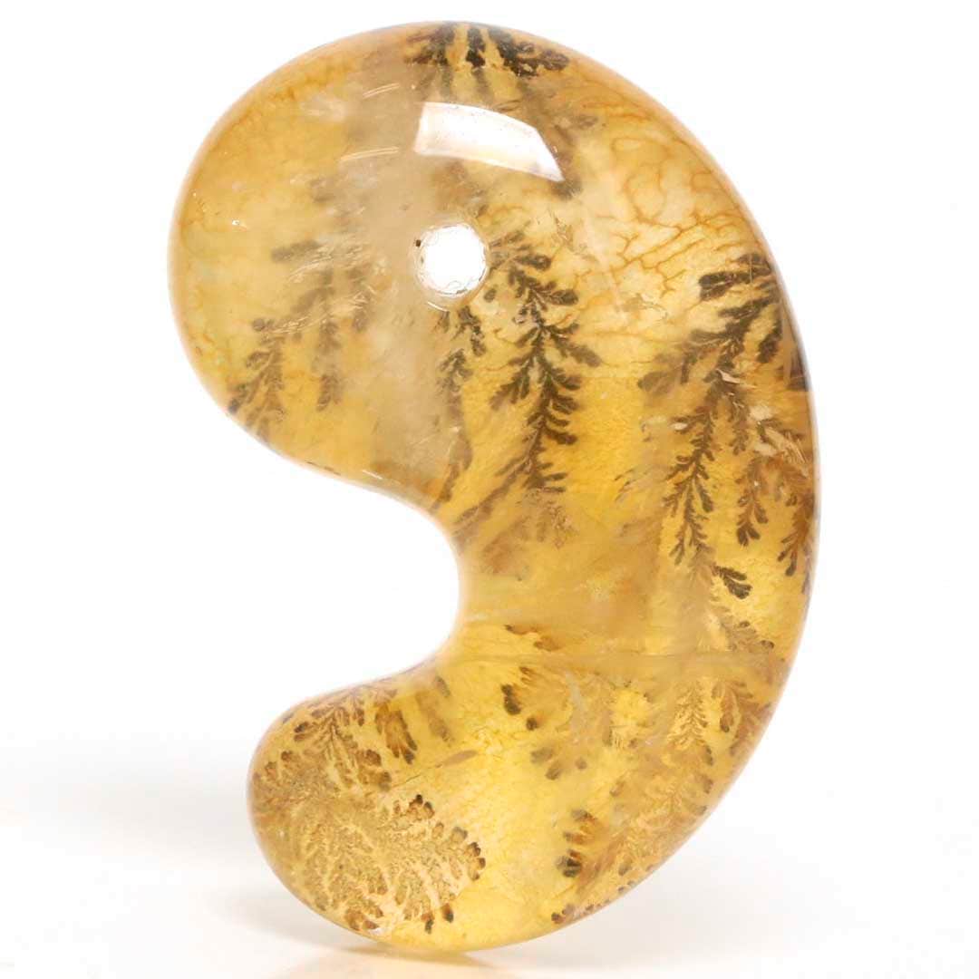 デンドリチッククォーツTOP 出雲型勾玉 30ミリ