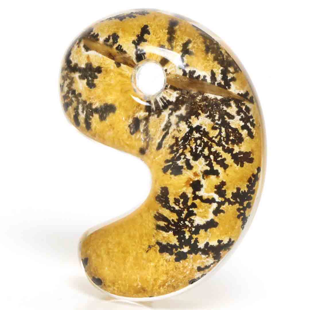 デンドリチッククォーツ出雲型勾玉