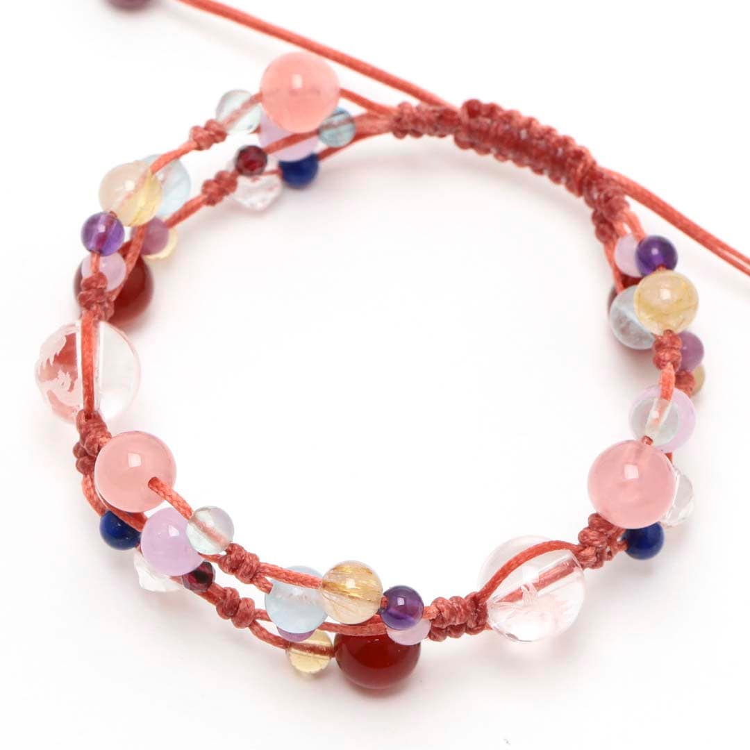 開運 午編みブレスレット_長寿と健康