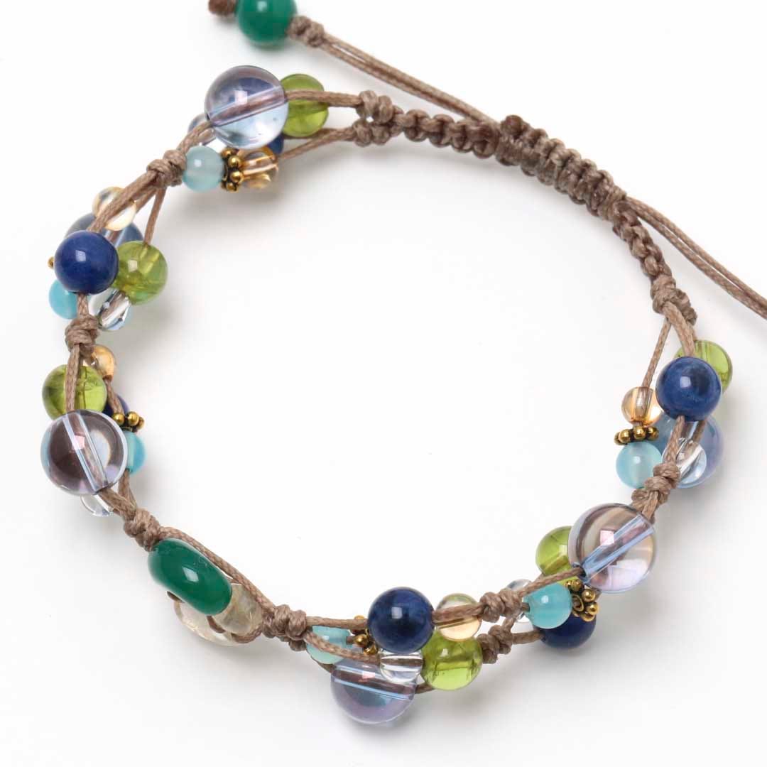 編みブレスレット_健康・邪気払い