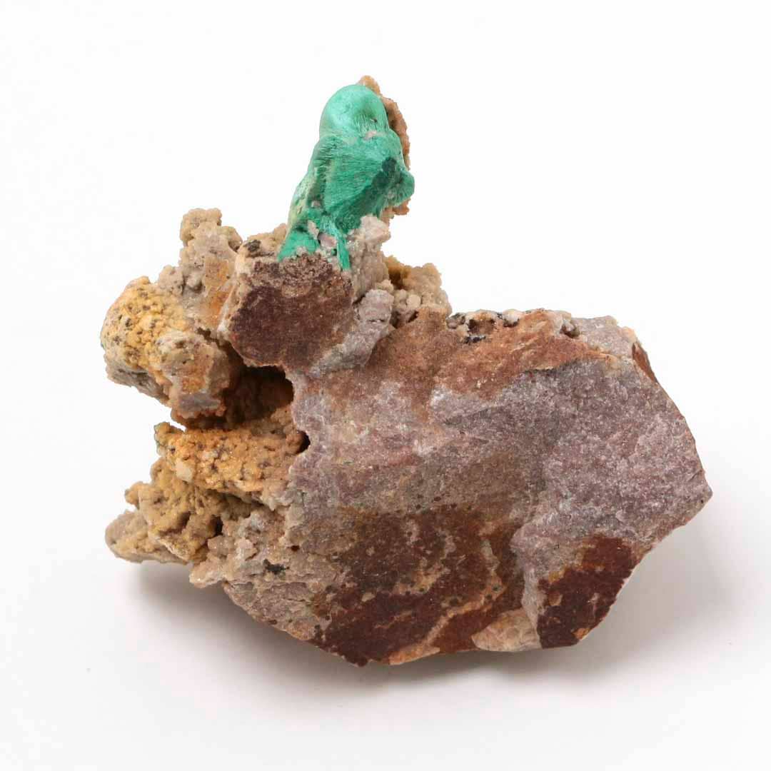 マラカイト（ベルベットタイプ）母岩付き モロッコ産