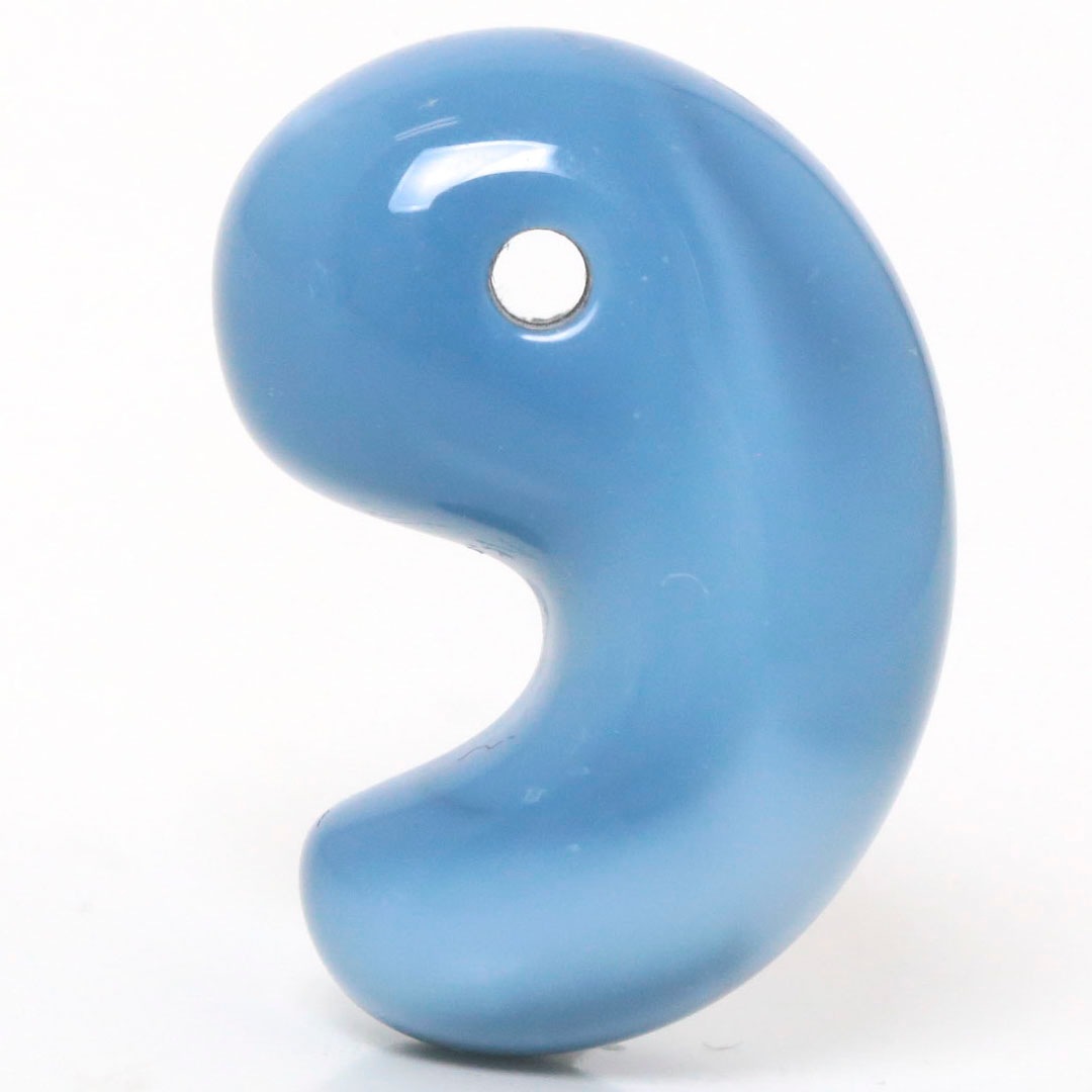 ブル―オパールHC 出雲型勾玉 16ミリ