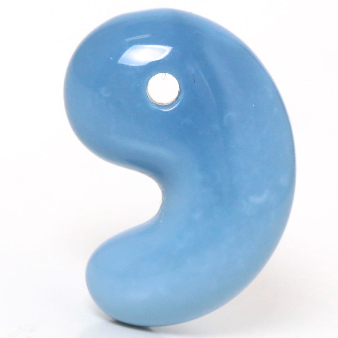 ブル―オパール 出雲型勾玉 20ミリ