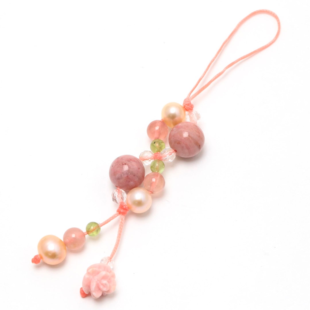 牡丹桜ストラップ_愛情を深める・幸福