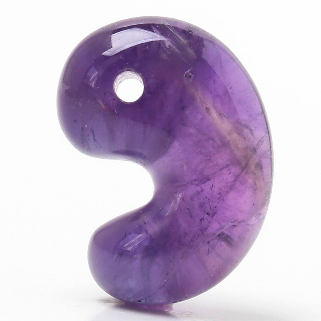 アメジスト出雲型勾玉 アメジスト 出雲型勾玉 16ミリ